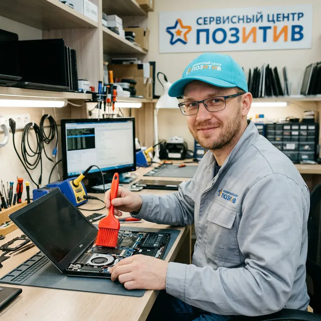 Чистка ноутбука от пыли в Заинске | Замена термопасты