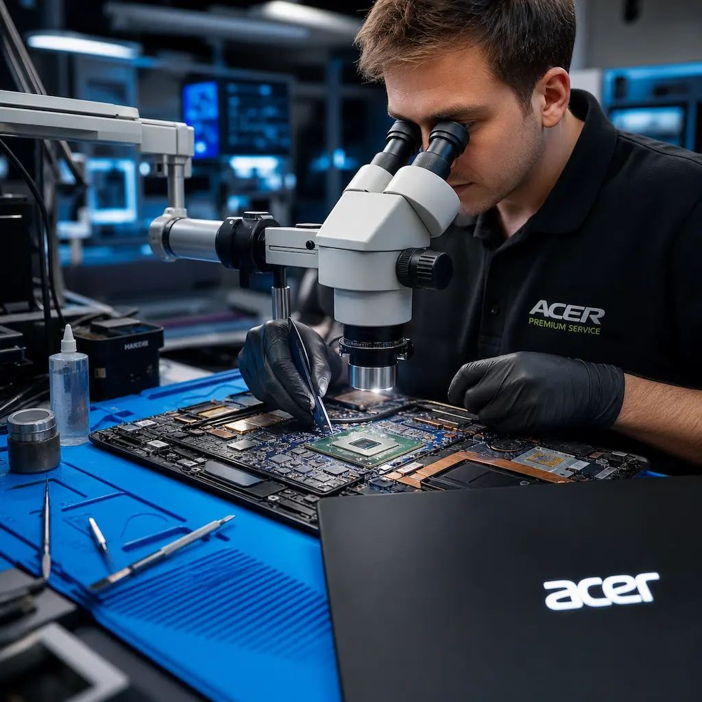 Замена видеокарты ноутбука Acer в Заинске