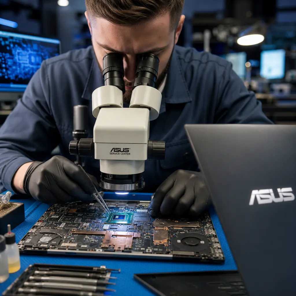 Замена видеокарты ноутбука Asus в Заинске