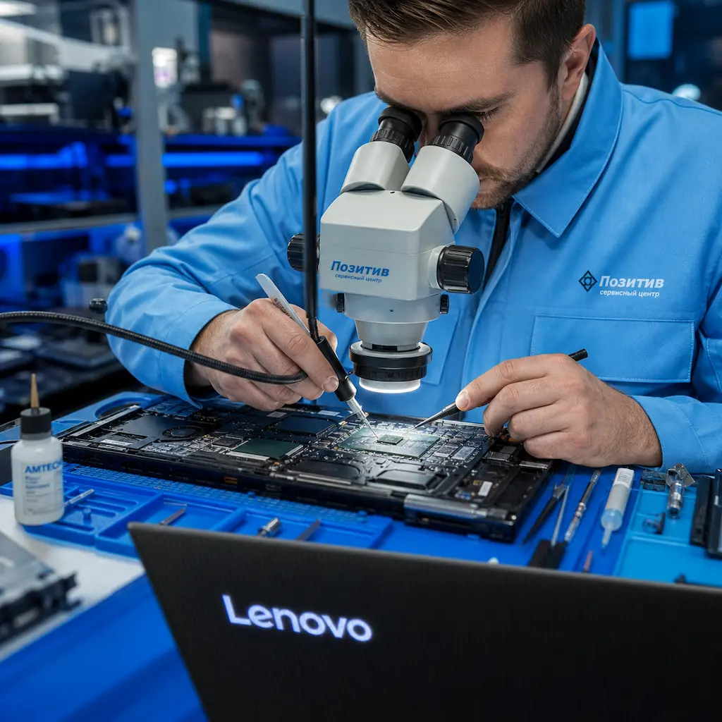Замена видеокарты ноутбука Lenovo в Заинске