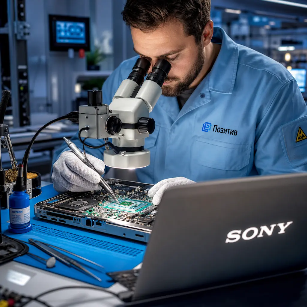 Замена видеокарты ноутбука Sony в Заинске