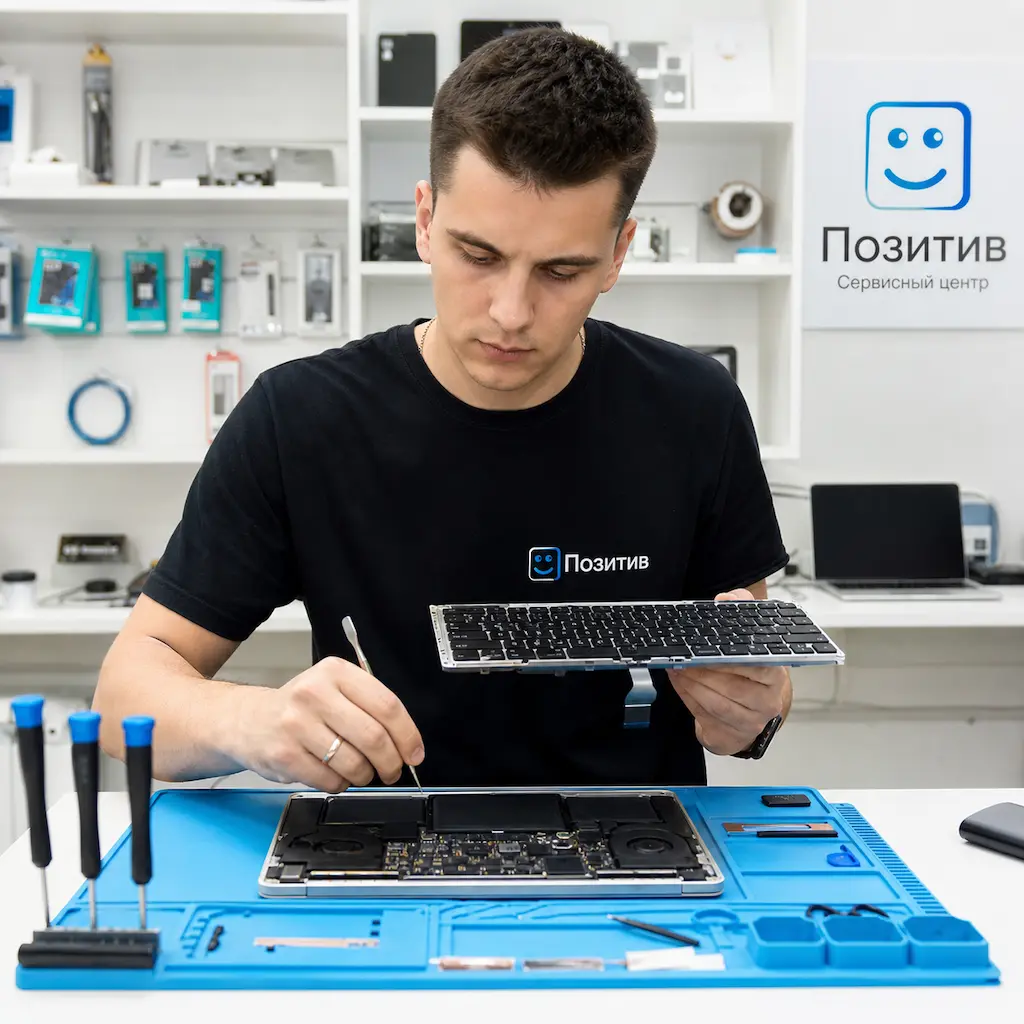 заменить клавиатуру на Apple Macbook в Заинске