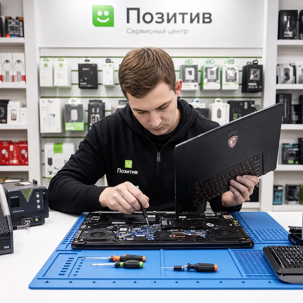 заменить клавиатуру на ноутбуке MSI в Заинске