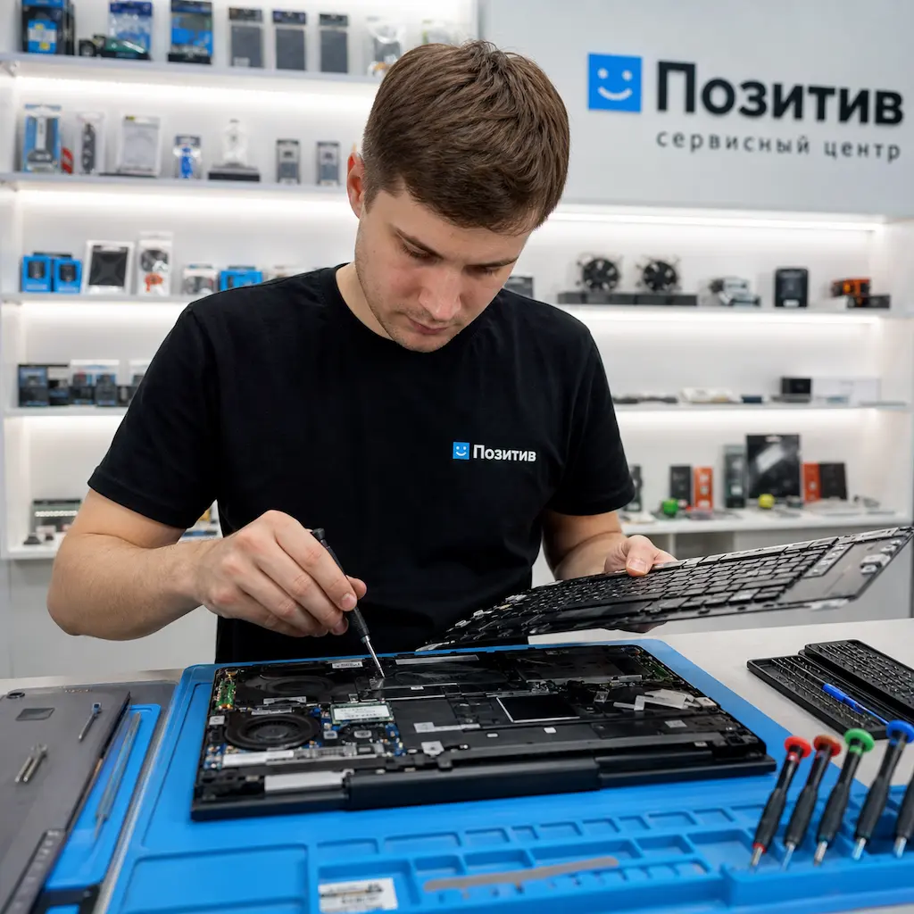 заменить клавиатуру на ноутбуке Samsung в Заинске