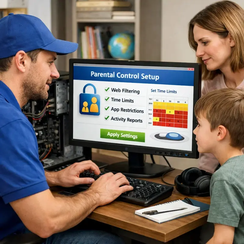 установка родительского контроля в Заинске