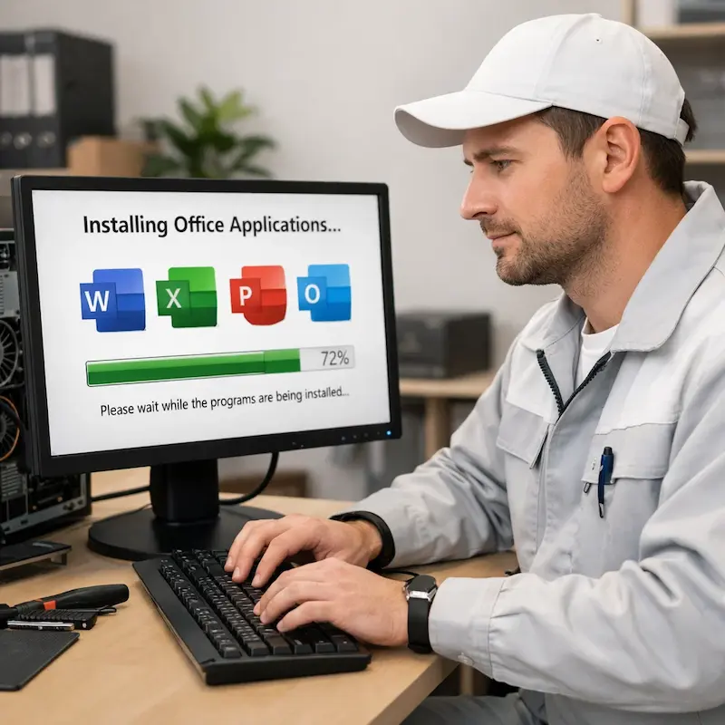 установка офисных программ на компьютер в Заинске